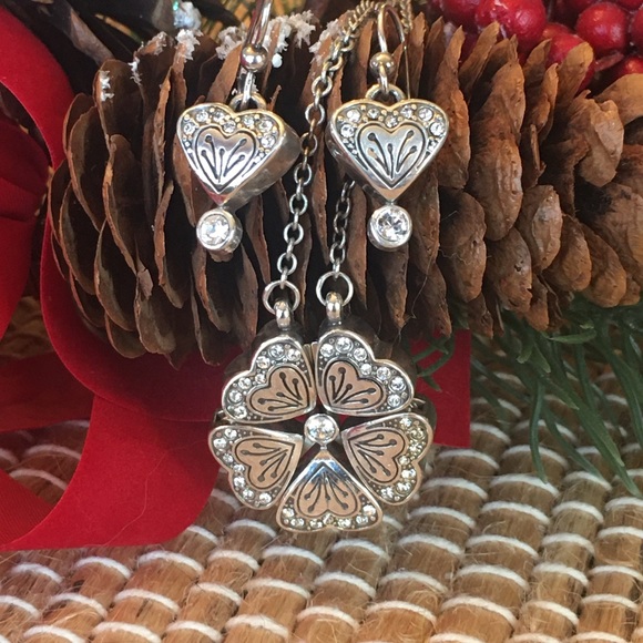 Brighton Jewelry - 2LOOKS 1 Necklace BrightonHeart Necklace &Earrings